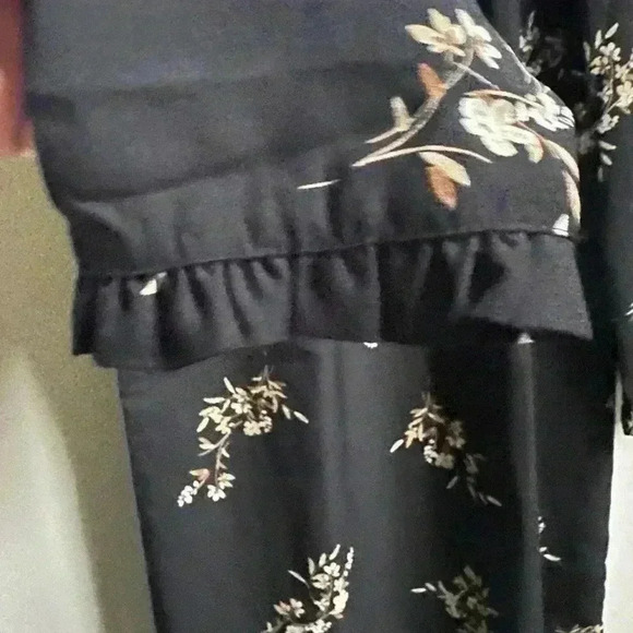 NWOT | J. Crew Floral 3/4 Sleeve Ruffle Neck Classy Shift Dress | Size 0 - Picture 7 of 8